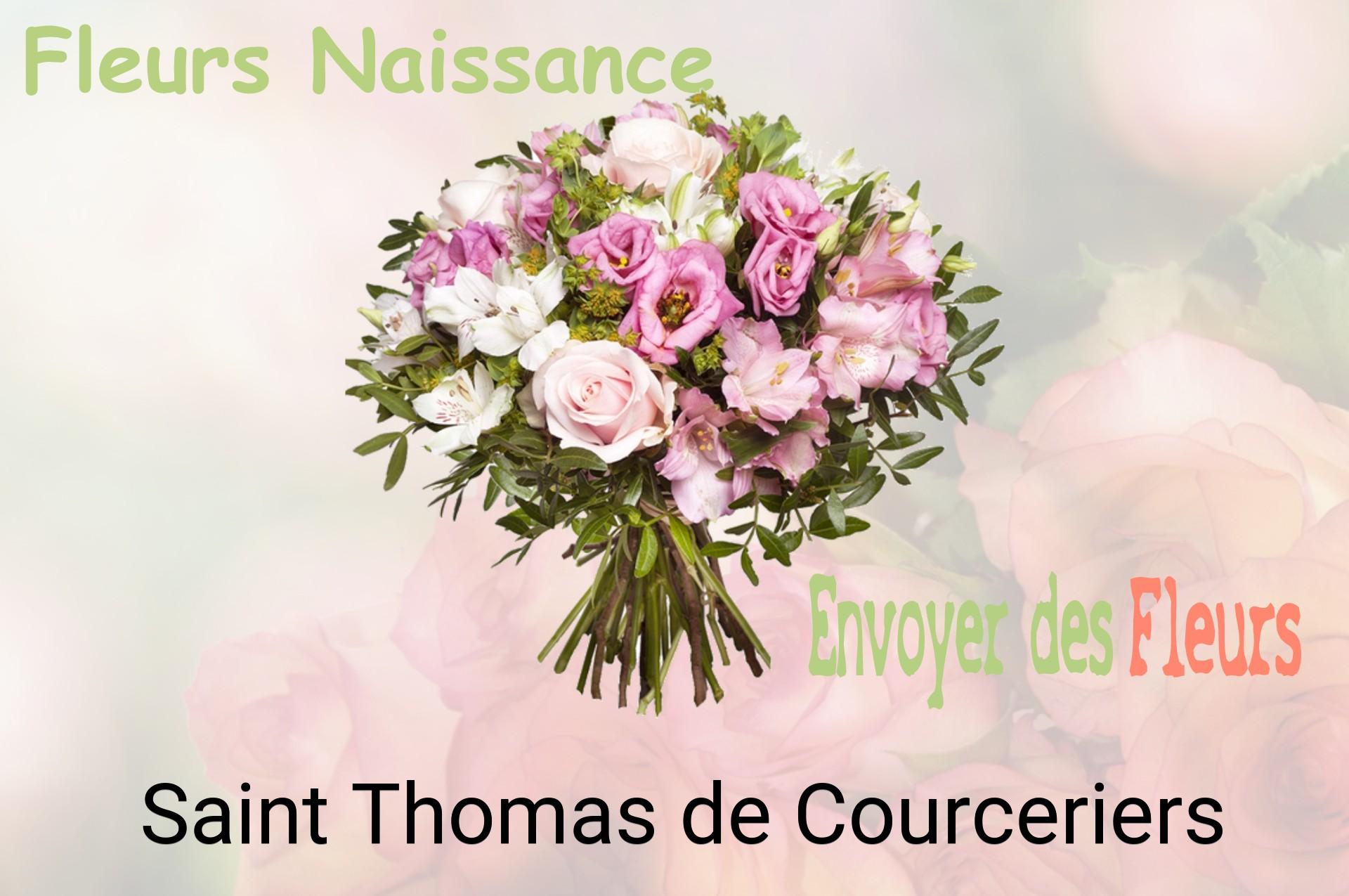 Bouquet de fleurs de naissance livré à Saint-Thomas-de-Courceriers